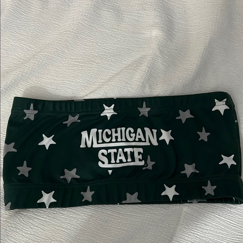 Michigan State Women's Green Crop Top
